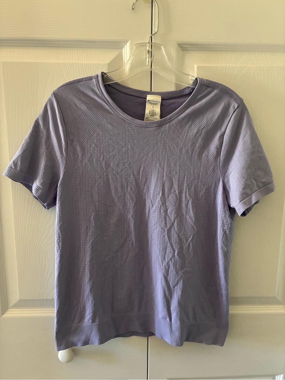 Athleta Light Purple In Motion Tee Small